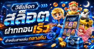 วิธีเลือก สล็อตฝากถอนเร็ว สำหรับสายเล่นกลางคืน